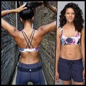 Lululemon Floral Free to Be Serene Bra